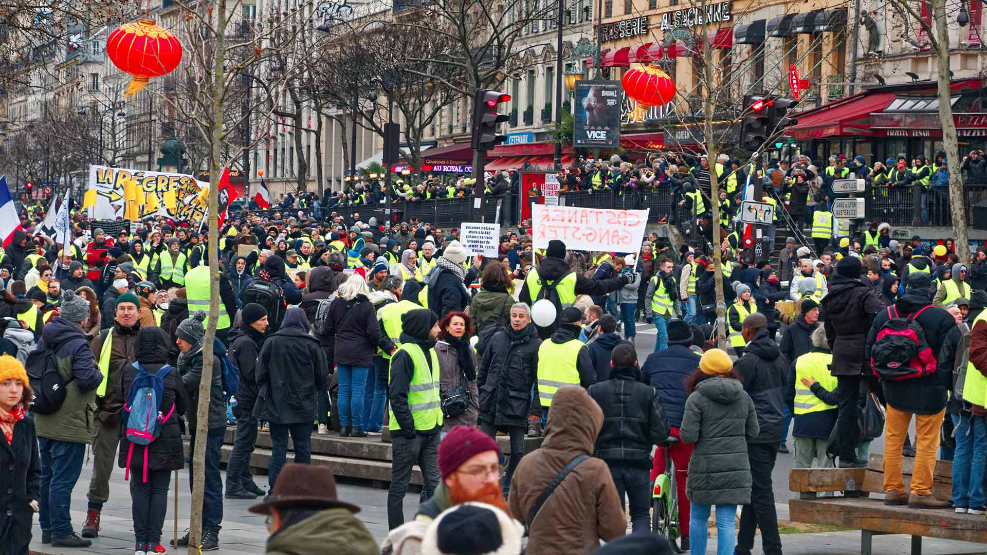 Manifestation des Gilets jaunes le  02-fev-2019 